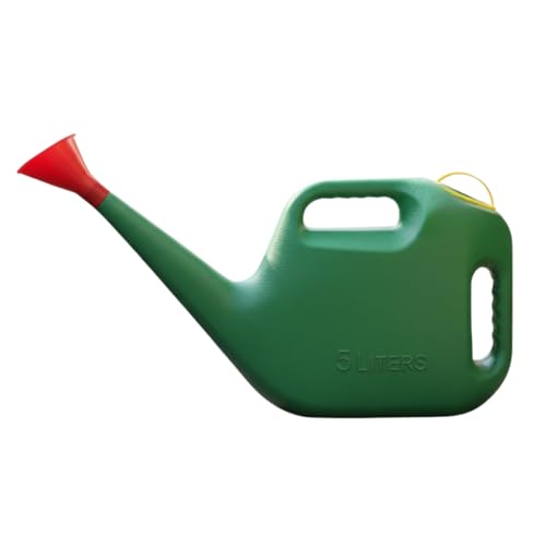 Image of 5 Litre Large Plant Watering Can for Garden|Plastic Green Water Can with Sprayer for Plants /Garden | Watering Hand Bottles for Garden | Water Spray Can