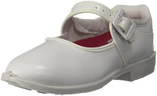 Image of Bata Girl's Slip-On School Shoes - White (1Kids UK)