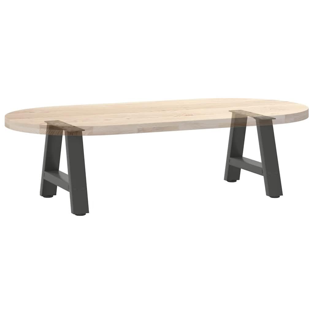 Patas de mesa de café en forma de A, 2 unidades, acero con recubrimiento en polvo, color antracita, 30 x (30-31) cm, con patas niveladoras ajustables para mesa de café, muebles, armario