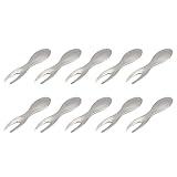 Tenedores de maíz, soportes de maíz, parrilla de barbacoa de acero inoxidable en brochetas de mazorca, tenedores de frutas para picnic, palos, 10 unidades, kit de palitos para barbacoa