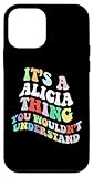 Carcasa para iPhone 12 mini Retro Groovy es una cosa de Alicia que no entenderías