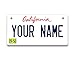 BleuReign Personalize Your Own California State Bicycle Bike Stroller Children's Toy Car 3"x6" License Plate Tag