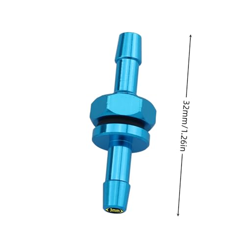 DGHAOP 2PCS M6 Model Ship Connecting Drain Spout Aluminium Alloy Marine Engine Cooling Components Remote App Controlled Vehicles Part