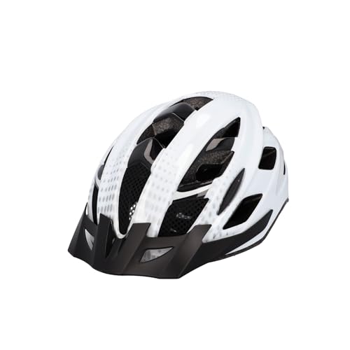 FISCHER Erwachsene Fahrradhelm, Radhelm, Cityhelm Hawaii, S/M, 54-59cm, weiß pink 4 FISCHER Erwachsene Fahrradhelm, Radhelm, Cityhelm Urban Lano, S/M, 52-59cm, weiß blau, mit beleuchtetem Innenring-System, ÖKOTEST-Testsieger