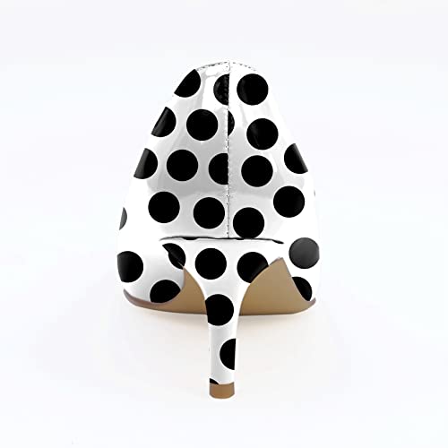 Image of Reindee Lusion Womens Low Kitten Comfortable High Heels Music Note Printed Closed Toe Sexy Pumps Shoes