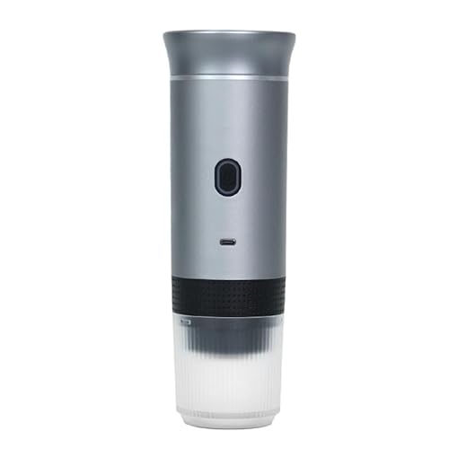 Portable Coffee Maker, Portable Electric Espresso Machine for Travel, 3-in-1 Camping Coffee Makers for NS Capsule & Ground Coffee, USB-C Rechargeable Self-Heating Car Coffee Maker for Hiking, Office