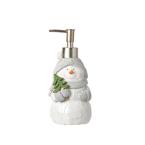VILLADECOR Christmas Snowman Soap Dispenser