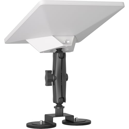 Magnetic Starlink Mini Mount for 2025 Version, 3.46' Dual Strong Magnetic Base,360° Adjustable Magic Arm Holder Aluminum Alloy Round Adapter for Truck /Car /Van /Boat /Yacht /RVs Vehicle