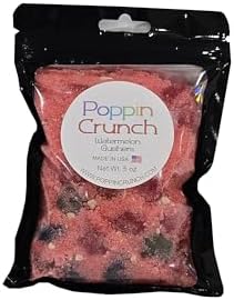 Poppin Crunch Watermelon Gushers Candy Snacks 1-2 LBS - Choice of Sweet or Sour Bonbon Candies Corn Sugar