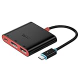 Switch 2 スイッチ 2用ドック テレビ接続出力 【新型】AriKroii USBハブ HDMI2.0/4K@60Hz/PD100W/USB3.0対応 ゲーム機本体 HD変換/TV/テーブルモード 3in1 軽量 ミニドック 持ち運び便利 Switch 2用/ノートパソコン/モバイル/タブレットに対応 (黒)