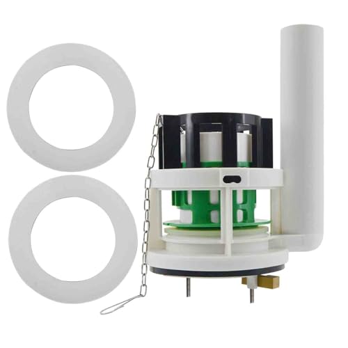Lychee Light Toilet Flush Valve Replacement Parts for One-Piece Toilets Compatible with Toto THU Series Fits 3-Inch Flush Hole Includes Repair Kit with Two Silicone Gaskets