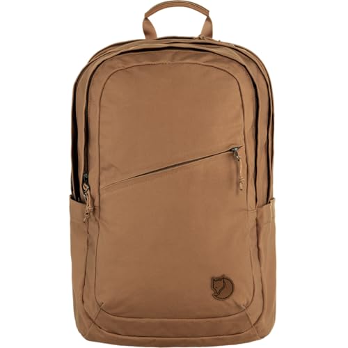 Image of Fjallraven Raven 28 Backpack - Multi-Pocket Organization, Padded Support, Durable Fabric - Commuting, Travel, Khaki Dust