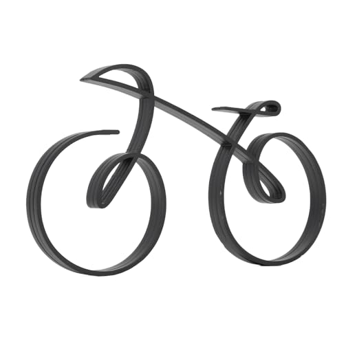 Tissting Fahrrad Skulptur, Eisen Fahrrad Dekofigur Bike Statue Modell Sammlereisen Heimdekoration für Läufer Sportler Radfahrer Fahrrad Enthusiasten