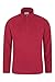 Mountain Warehouse Forro Polar Hombres Camber Suave - Ligero, Transpirable, Secado rápido, antipelusas, con más ventilación, Invierno Rojo XXL