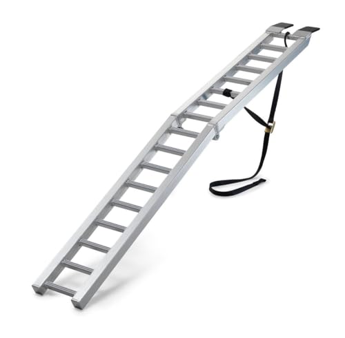 Rampa plegable de aluminio para motocicleta 6'6" 400 lbs miniatura 1
