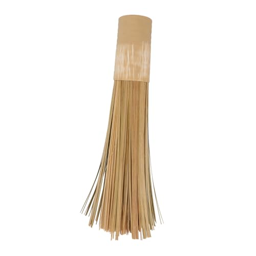 COLLBATH Spazzola Per Frusta Pulizia Del Wok in Bambù Utensili Da Cucina Pulizia Del Wok Con Impugnatura Comoda Adatta Per Cucina