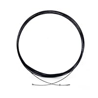 Springseil Kabel, Ersatzkabel für Springseil, Stahlseil für Springseil, Speed Rope Kabel, Ersatzkabel für Sprungseil, Crossfit Springseil Kabel, Ersatzkabel für Crossfit (Schwarz, 2.0mm)