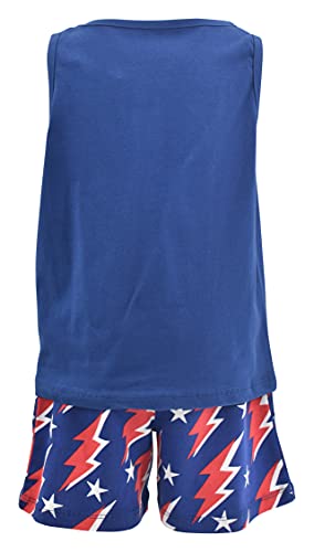 Image of Unique Baby Boys American Boy 4th of July 2pc Tank Shorts Set