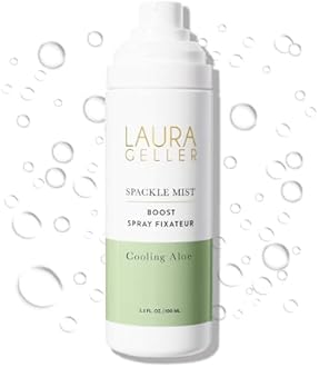 LAURA GELLER NEW YORK Spackle Mist Boost with Cooling Aloe - Long-Lasting Dewy Skin Makeup Setting Spray