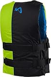 MESLE Schwimmweste H210, 2XS-4XL, Schwimmhilfe für Erwachsene & Kinder, Leichte 50N Auftriebsweste Herren & Damen, Prallschutzweste für Jetski, SUP, Wasserski, Kajak, Wakeboard