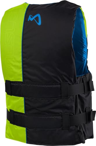MESLE Schwimmweste H210, 2XS-4XL, Schwimmhilfe für Erwachsene & Kinder, Leichte 50N Auftriebsweste Herren & Damen, Prallschutzweste für Jetski, SUP, Wasserski, Kajak, Wakeboard