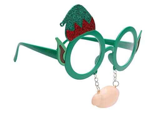Toyland® Novelty Elf Glasses & Hanging Nose - Christmas Party Fancy Dress - Stocking Fillers - Secret Santa - Image 3