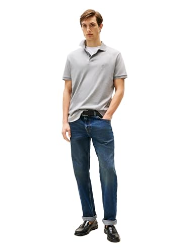 Image of Tommy Hilfiger Mens Short Sleeve Casual Polo Shirts in Regular Fit with Liquid Cotton