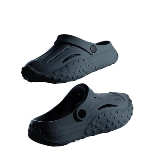 Step on poop feeling thick soled 4.0cm perforated shoes 2025 new casual sports trend two on cool slippers for men and women