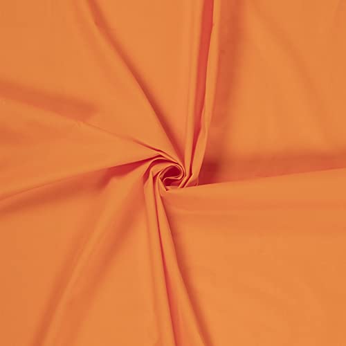 KIYOHARA カラーブロード 生地 無地 33 オレンジ 約108cm×1.5Mカット 綿100% 64500-150