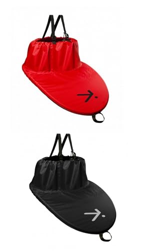 CL80: 75-85 cm. Hiko Kajak Basic PU Fitflex Nylon paraspruzzi paraspruzzi, colore: rosso, taglia: CL94 (89-99 cm)