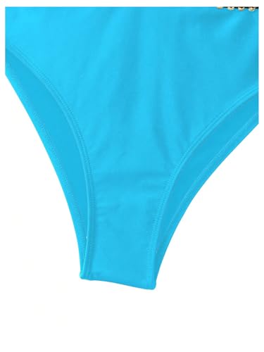 Image of Milumia Women's Stitch Detail Strapless One Piece Swimsuit Cut Out Bandeau Bathing Suit