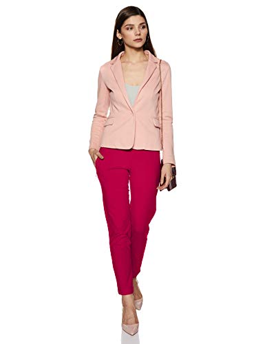 Image of Rupa Women's Regular Fit High Rise Softline Cotton Blend Knitted Pant with Zip Pocket,All-Purpose Fashion for Western, Ethnic, and Casual Wear - Full-Length, Solid, Pack of 1