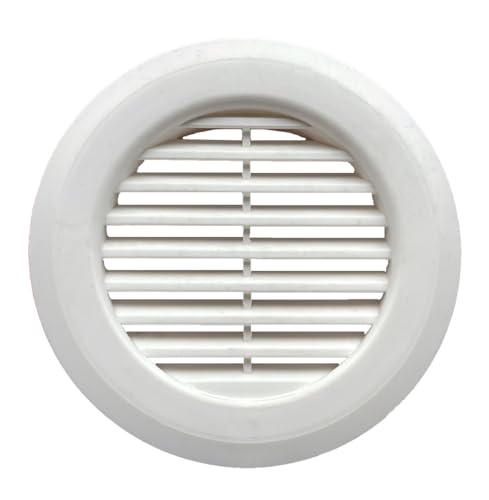 Lüftungsgitter, Abluftgitter, Fertiggarage, Garage, rund, 90-125 mm -...