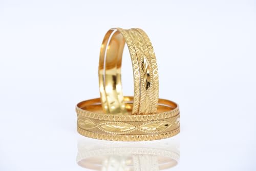 JD'Z COLLECTION Indian Gold Plated Bangles Jewelry For Women & Girls Gold Plated Jewelry For Women3