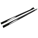QCCDLBSD Seitenschweller für KIA Opirus 2004-2010,Car Side Skirt Extensions Rocker Splitters Panel Exterior Lower Side Bottom Line Externes Zubehör,A1-All Black