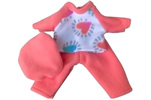 14" Bitty Baby Doll Outfits: Heart Sweatshirt, Pants & Hat