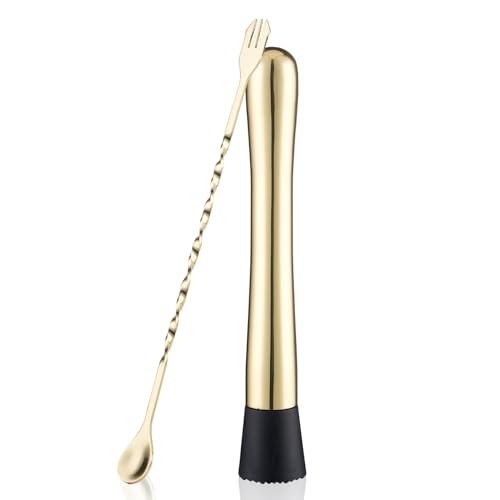 Gbuxska Muddler for Cocktails, 10 Inches Bar...