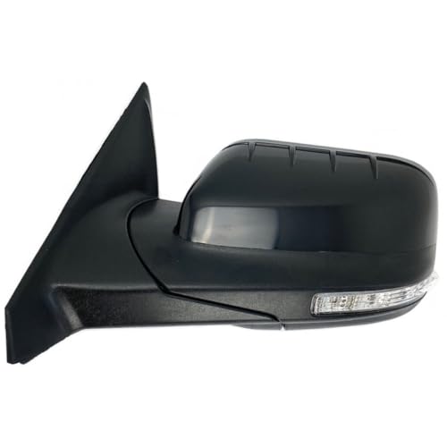 WOESDYCV Driver Side Mirror for Ford for Explorer XLT Base 11-13 & Base/Limited/XLT 11-15 & Sport 13-15 with Blind Spot Power Folding (Black)