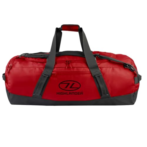 Highlander Hauler Duffel - Borsone Da Viaggio, 120 Litri, Colore: Rosso