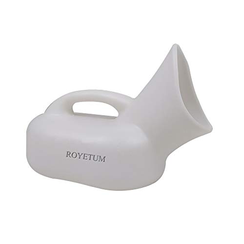 ROYETUM Lifestyle Incontinence Aid Female Urinal for Car, Toliet Urinal, Bedpans Pee Bottle, with a Lid and Funnel, Plastic Can for Car, Old Man, Child and Diabetes for Camping Outdoor Travel