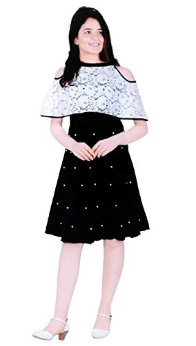 FELLAMO Girls A-Line Knee Length Dress