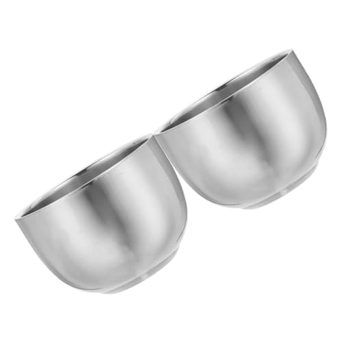 IWOWHERO Shave Mug Shaving Foam Bowl for Men 200ml Shaving Soap Bowls Double Layer Design Versatile Usage
