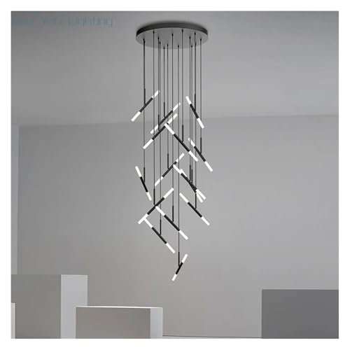 Suspension lumineuse LED salon moderne 6 têtes plafonnier design
