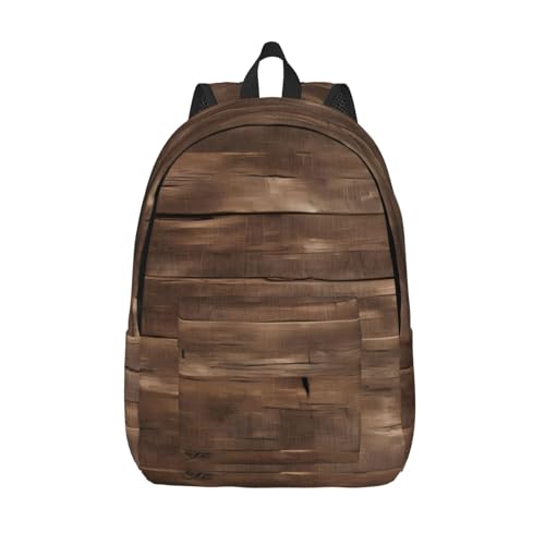 Rustic Old Barn Wood print Backpack for Women, Carry On Backpack Laptop Bag for Weekender Business Hiking Travel