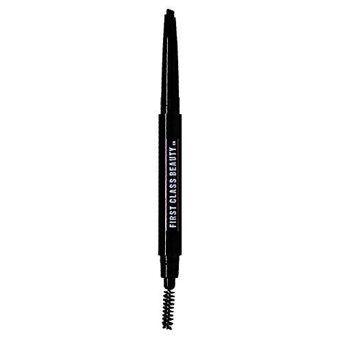 Dark Brown Waterproof Eyebrow Pencil with Castor Oil For Hair Growth | Double Sided With Eyebrow Brush]