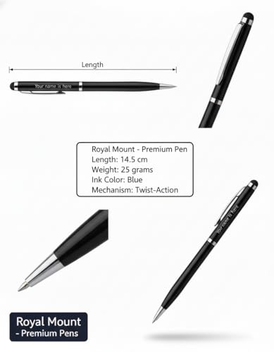 Image of Customized Metal Pen With Free Name Engraved Ballpoint Pen Makes Your Smooth Writing Gift For Employees,Lover,Professional.(Send Detail whats app-8368972096 )