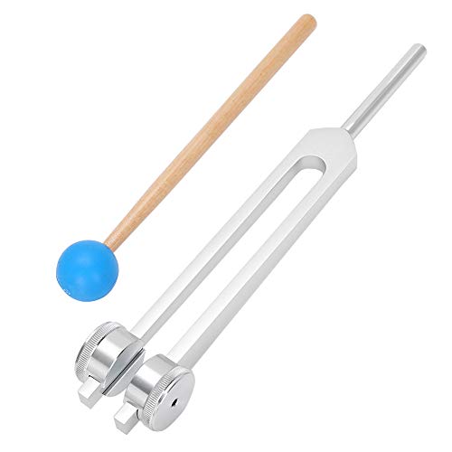 Brrnoo Aluminum Alloy Tuning Fork, 126.22Hz Sun Gear Tuning Fork Yoga Meditation Tuning Energy Fork with Hammer Vibration Sound Therapy Tool - Image 6