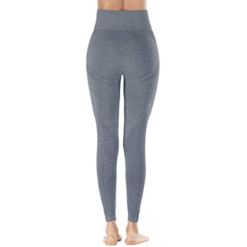 KUKICAT Fashion Women Hip Seamless Point High Waist Speed Dry Pants Fitness Yoga Pants Navy