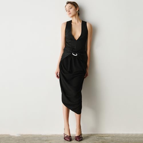 Susanny Burgundy Patent Slingback Heels for Women Closed Pointed Toe Strappy Dress Pumps Comfort Stiletto Kitten Heels Buckle Strap Dressy Slip On Shoes for Wedding Bridal4