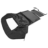 YUOQDKE Black Soft Top with Plastic Window for Ford for Mustang 1983-1993 Convertible 2Dr (Canvas,Plastic)